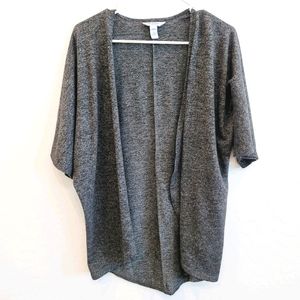 Arizona Jean Co Gray Open Front Cardigan Size XS/S